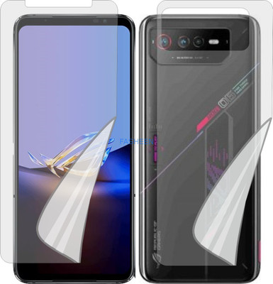 Fasheen Front and Back Screen Guard for ROG PHONE 6D ULTIMATE (Edge To Edge TPU, Full Coverage)(Pack of 1)