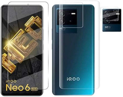 Guardor Front and Back Screen Guard for Vivo IQOO Neo 6 Screen Protector And Screen Guard Anti Glare Scratch Resistant TPU Flexible Front And Back Screen Protector(Pack of 2)