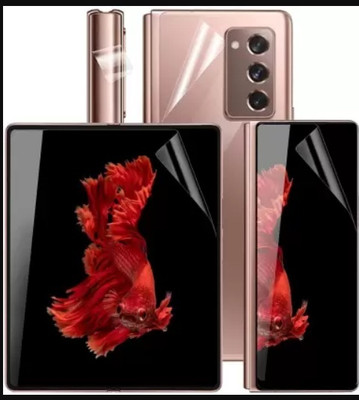 LIGHTWINGS Front and Back Screen Guard for Front Back Screen Guard for Samsung Galaxy Z Fold 2 (P-3)(Pack of 3)