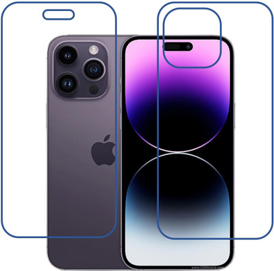 DVTECH Front and Back Screen Guard for Apple iPhone 14 Pro Max(Pack of 1)