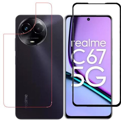 YOGIJEET Front and Back Screen Guard for Realme C67 5G(Pack of 1)