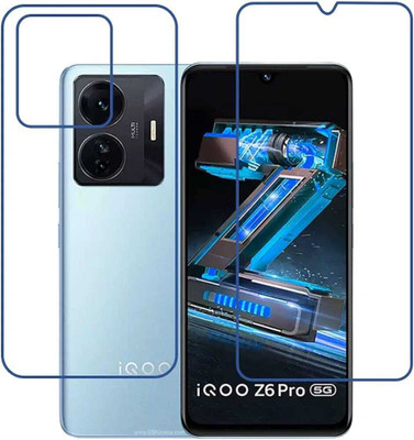 Guardor Front and Back Screen Guard for Vivo IQOO Z6 Pro Screen Protector And Screen Guard Anti Glare Scratch Resistant TPU Flexible Front And Back Screen Protector(Pack of 2)