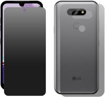 FCS Front and Back Screen Guard for LG Q51 Front+Back (Matte)(Pack of 2)