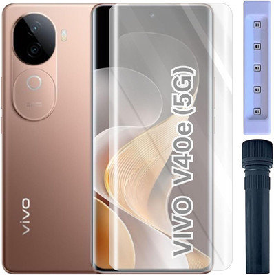 crixus Edge To Edge Tempered Glass for vivo V40e 5G(Pack of 1)