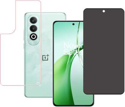 KARTRAY Front and Back Screen Guard for OnePlus Nord CE 4 5G, Privacy Glass, Back Screen Guard(Pack of 2)