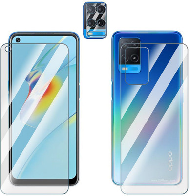 FCS Front and Back Screen Guard for Realme 8s 5G Front+Back+Camera (Glossy)(Pack of 3)