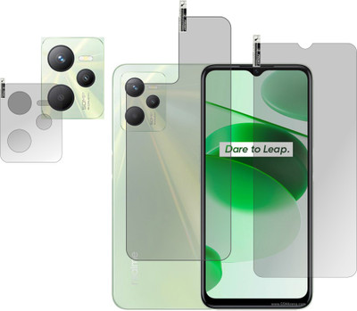 chakoor Front and Back Screen Guard for REALME C35(Pack of 3)