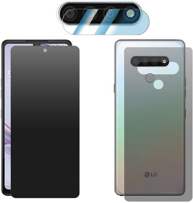 FCS Front and Back Screen Guard for LG Stylo 6 Front+Back+Camera (Matte)(Pack of 3)