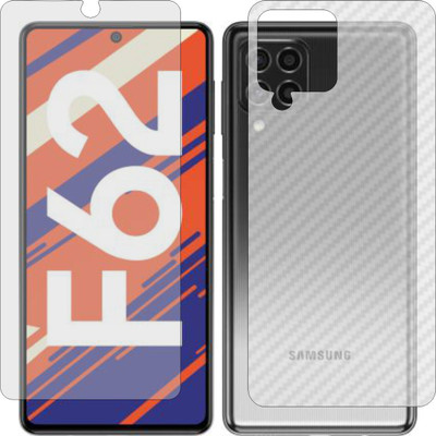 Mobling Front and Back Tempered Glass for SAMSUNG GALAXY F62(Pack of 2)