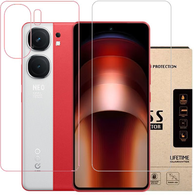 KMPERED Front and Back Screen Guard for IQOO NEO 9 PRO(Pack of 1)