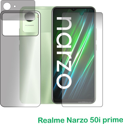 chakoor Front and Back Screen Guard for Realme Narzo 50i Prime(Pack of 3)