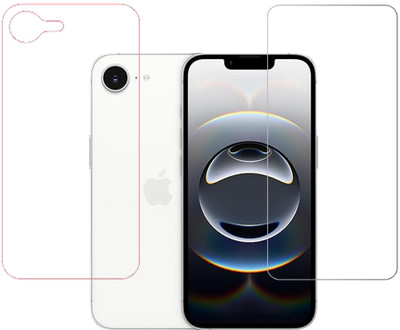 SPRITZEN Front and Back Screen Guard for Apple iPhone 16e(Pack of 2)