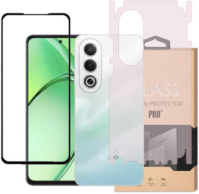 HOBBYTRONICS Front and Back Screen Guard for OPPO K12x 5G(Pack of 1)