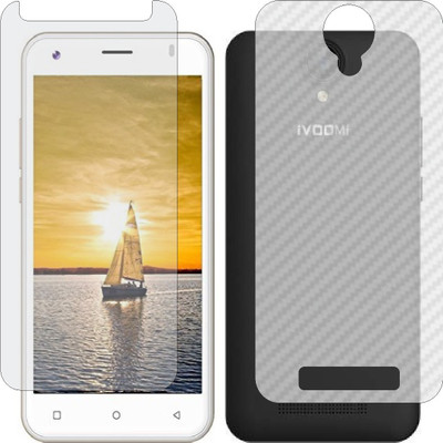 Mobling Front and Back Tempered Glass for iVooMi Me5(Pack of 2)