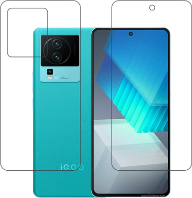 DVTECH Front and Back Screen Guard for 9H Crystal Clear Front And TPU Backvivo iQOO Neo7(Pack of 1)