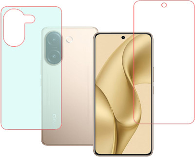 KARTRAY Front and Back Screen Guard for Vivo V60e 5G, Front Clear Back Matte(Pack of 2)