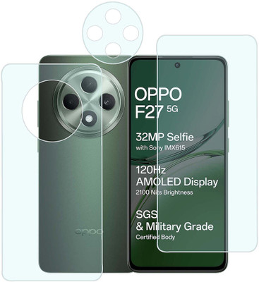 MOKPLZ Front and Back Screen Guard for OPPO F27 5G(Pack of 3)