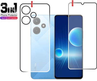 chakoor Front and Back Screen Guard for INFINIX HOT 30i(Pack of 3)