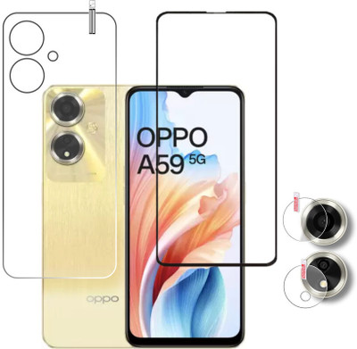FINCH Front and Back Screen Guard for OPPO A59 5G(Pack of 3)