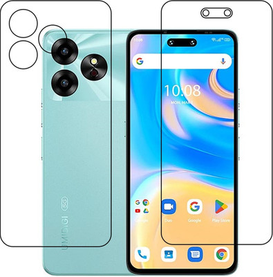 DVTECH Front and Back Screen Guard for Umidigi G6 5G 9H Crystal Clear(Pack of 1)