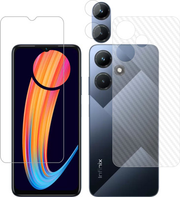 Vatsin Front and Back Screen Guard for Infinix Hot 30i(Pack of 3)