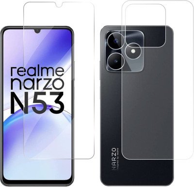 VOSKI Front and Back Screen Guard for Realme Narzo N53 Front & Back Flexible Screen Protector (Not Tempered Glass)(Pack of 1)
