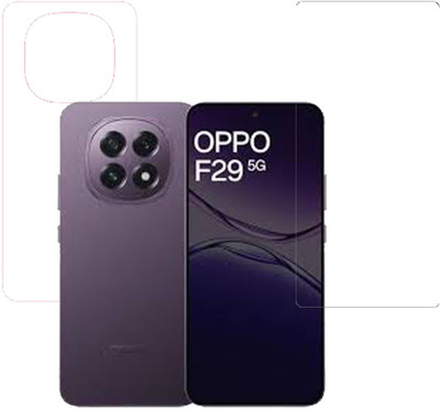 VAYUVAULT Front and Back Screen Guard for OPPO F29 5G(Pack of 2)