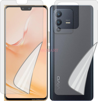MOBART Front and Back Screen Guard for VIVO V23 PRO V2132 (Edge To Edge TPU Covers Curved Edges)(Pack of 2)