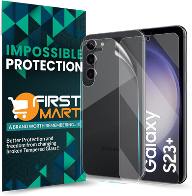 FIRST MART Front and Back Screen Guard for Samsung Galaxy S23 Plus 5G(Pack of 1)