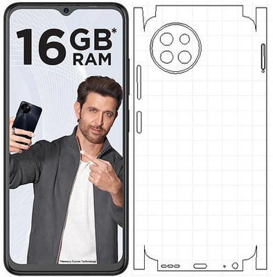 Siva Front and Back Screen Guard for Lava Blaze 5G(Pack of 1)