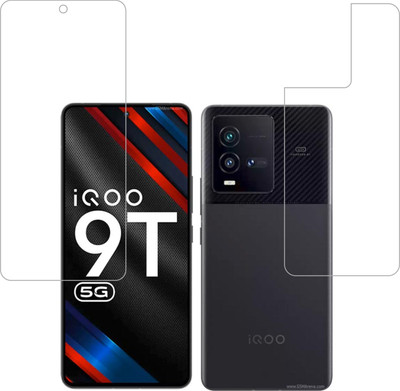 Vatsin Front and Back Screen Guard for iQOO 9T 5G(Pack of 2)