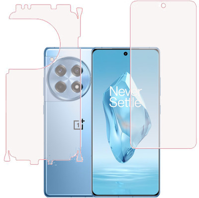 KARTRAY Front and Back Screen Guard for OnePlus 12R 5G(Pack of 2)