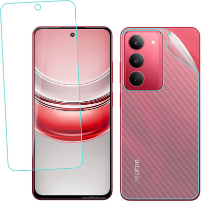 Ten To 11 Front and Back Screen Guard for realme C75 5G, Realme C75 [Back Carbon Fiber](Pack of 2)