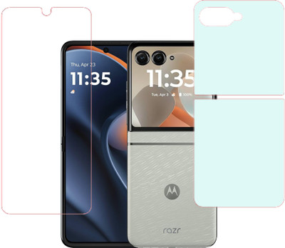 SPRITZEN Front and Back Screen Guard for Motorola Razr 60 5G, Front Clear Back Matte(Pack of 2)