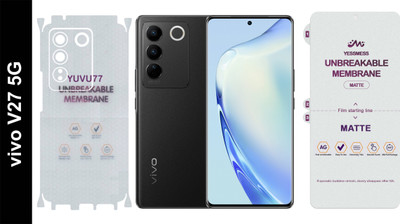 YessMess Front and Back Screen Guard for Vivo V27 5G(Pack of 2)