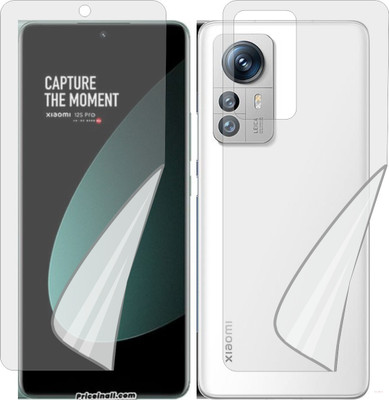 MOBART Front and Back Tempered Glass for XIAOMI 12S PRO 5G (Edge To Edge TPU Full Coverage)(Pack of 1)