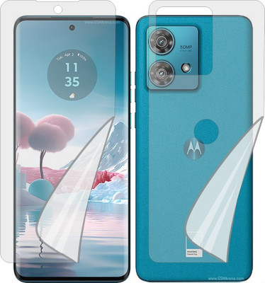 TELTREK Front and Back Screen Guard for Motorola Edge 40 Neo(Pack of 1)