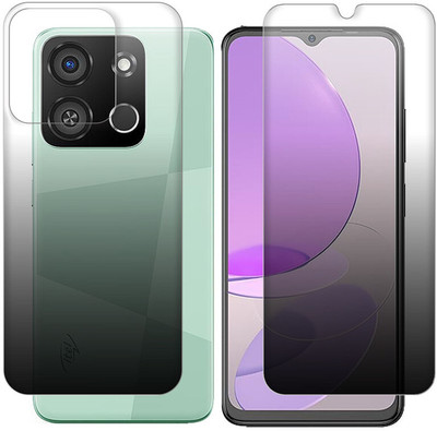 Enlinea Front and Back Screen Guard for itel A05s Front+Back (Matte)(Pack of 2)