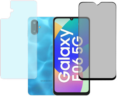 KARTRAY Front and Back Screen Guard for Samsung Galaxy F06 5G, Samsung M06 5G(Pack of 2)