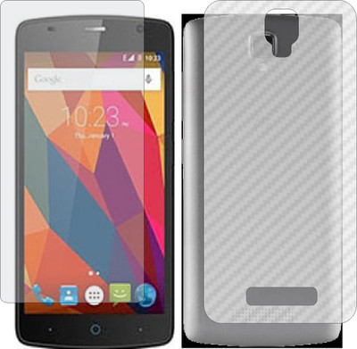 MOBART Front and Back Screen Guard for ZTE BLADE L5 PLUS (Front Matte Finish & Back 3d Carbon Fiber)(Pack of 2)
