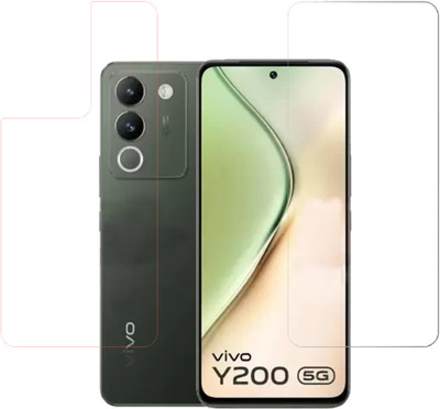 KARTRAY Front and Back Screen Guard for Vivo Y200 5G(Pack of 2)