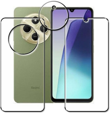 Olonga Front and Back Screen Guard for Redmi A4 5G, Poco C75, Xiaomi Poco C75, Redmi A4, Mi A4 5G(Pack of 3)