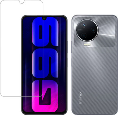 Ten To 11 Front and Back Screen Guard for Infinix Note 12 Pro(Pack of 2)