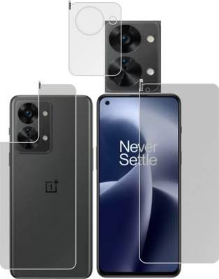 chakoor Front and Back Screen Guard for Oneplus Nord 2T 5g(Pack of 3)