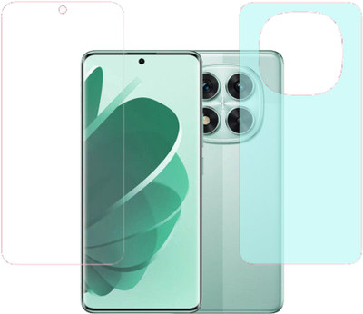 KARTRAY Front and Back Screen Guard for Redmi Note 14 Pro 5G, Front Clear Back Matte(Pack of 2)