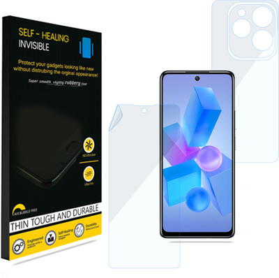 KUBERAN Front and Back Screen Guard for Infinix Hot 40 Pro, Invisible Screen Protector / Body Protector, Scratch Guard, With installation kit(Pack of 1)