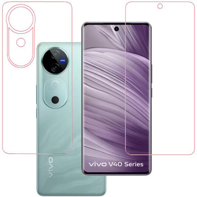 AARERED Front and Back Screen Guard for Vivo V40 5G(Pack of 1)