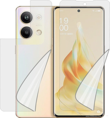 Fasheen Front and Back Screen Guard for OPPO RENO9 PRO (Edge To Edge TPU Full Coverage)(Pack of 1)
