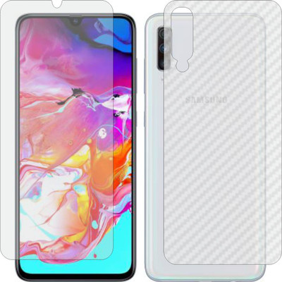 Mobling Front and Back Tempered Glass for SAMSUNG GALAXY A70(Pack of 2)