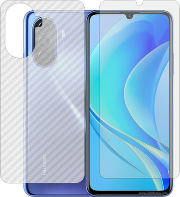 Mobling Front and Back Tempered Glass for HUAWEI NOVA Y70 PLUS MGALX9(Pack of 2)